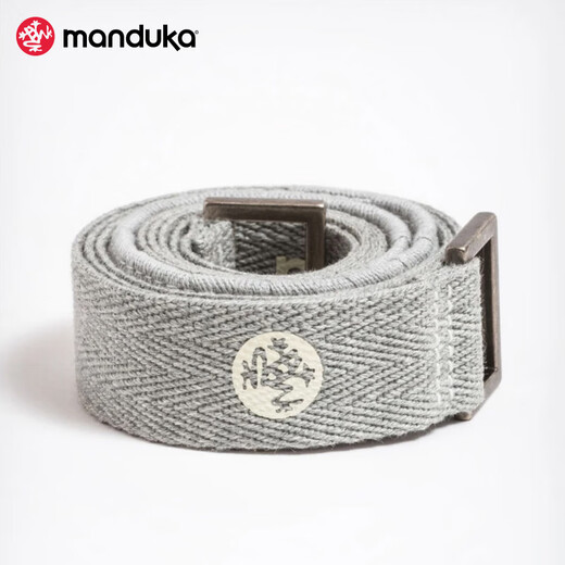MANDUKA瑜伽垫捆绑带背带收纳带瑜伽辅具瑜伽垫绑带捆绑带 Commuter系列-浅灰