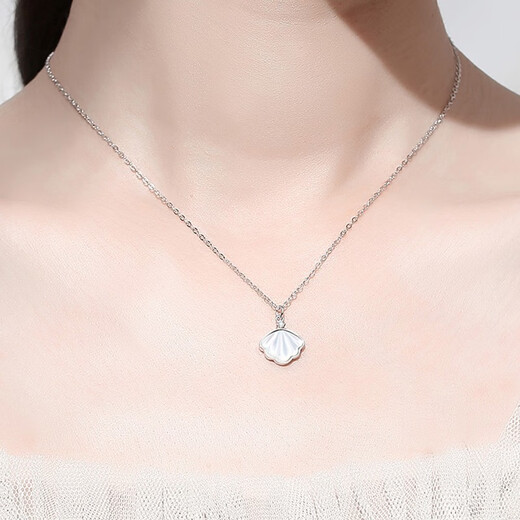 GIEVSZHE platinum necklace for women, platinum diamond pendant with engraving, Valentine's Day gift for girlfriend and wife, platinum model - inlaid with diamonds, free engraving, equipped with certificate