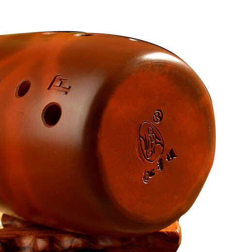 
Nagata Qixing No. 10-hole smoked and burning performance pen holder pot pottery instrument dragon and phoenix style ethnic instrument 10-hole smoked and burning performance wide range B