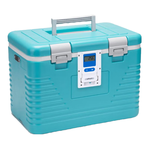 Saixin Cold Chain Drug Vaccine Blood Specimen Low Temperature Reagent Transfer Box Cold Chain Refrigerator GSP Insulation Box 2~8 Vaccine Refrigerator 2~8 36-56H Temperature Display