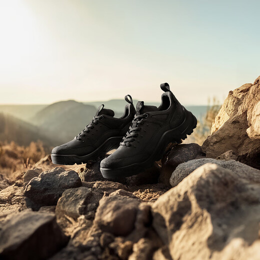 ECCO outdoor sports shoes for men, casual running shoes, hiking shoes, wear-resistant grip shoes, cross-country 822354 HL black 82235451052 41