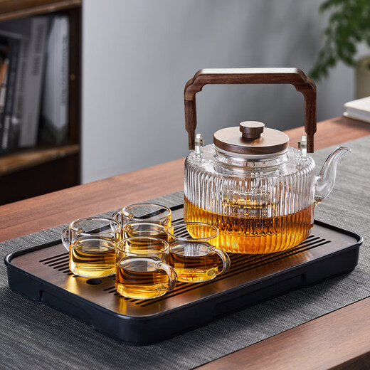 Niye teapot glass teapot electric ceramic stove high borosilicate glass kettle boiling water open flame high temperature teapot glass tea making