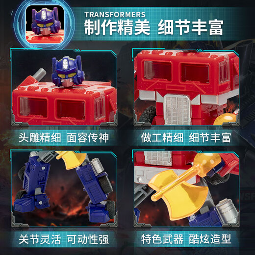【准新品】变形金刚（TRANSFORMERS）传世加强级G1动画宇宙擎天柱F9848