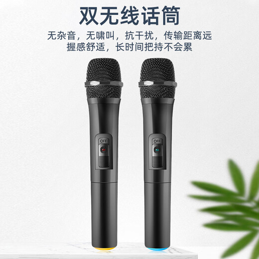 Xianke outdoor square dance audio high volume mobile portable trolley speaker wireless Bluetooth high power 12-inch bass karaoke dual microphone microphone version A89