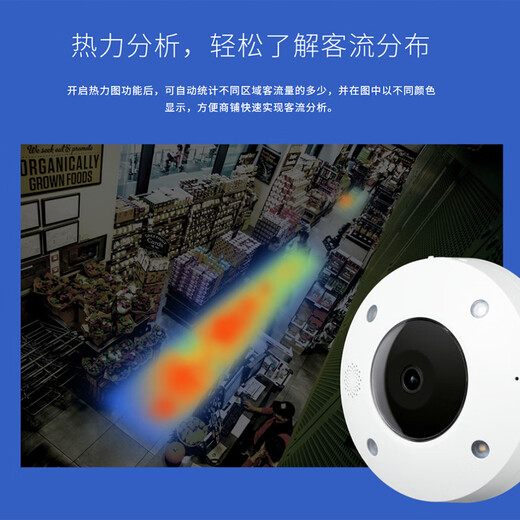 TP-LINK无线监控摄像头 360度无死角 高清带夜视全景鱼眼视像头手机APP远程查看室内家用安防监控器看家宝 600万全景防水监控【WiFi+网线版】 512GB