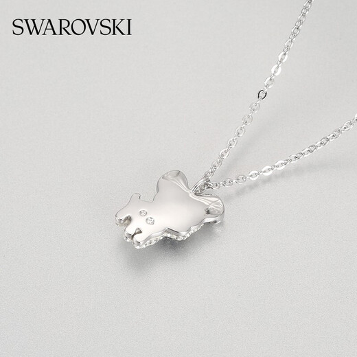 Swarovski Cute puppy LITTLE DOG Necklace Women Clarbone Chain Women Gifts to Girlfriend 5374446
