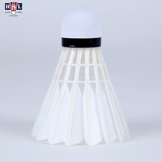 Asia Lion (RSL) badminton RSL10 balle de plumes de canard améliorée 12 pièces/baril, durable et stable, entraînement de compétition plume de canard RSL900 (version améliorée recommandée de la balle n° 10) 1 baril 77 vitesses