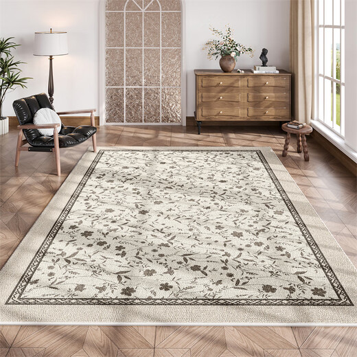 Flaocia Teppich Wohnzimmer [Falman Velvet] Französische Schlafzimmer-Nachttätigkeit kann gelöscht und wasserdichtes Haushaltsraumsofa Dicke Fuyun-15242 240 cm*360 cm [angepasst, ohne Rückkehr oder Ersatz]