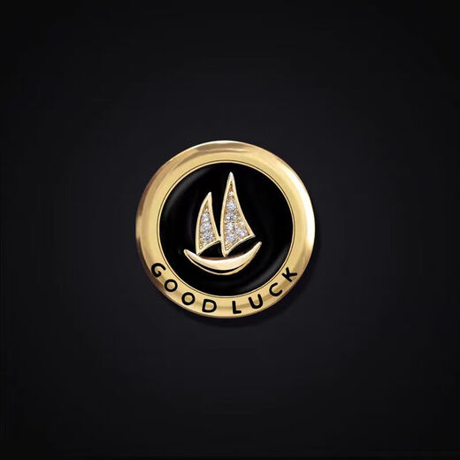 Mr. Ouyang has smooth sailing, men's brooch, suit collar corsage, business lapel pin, navy style badge brooch, brooch, gold A29-101