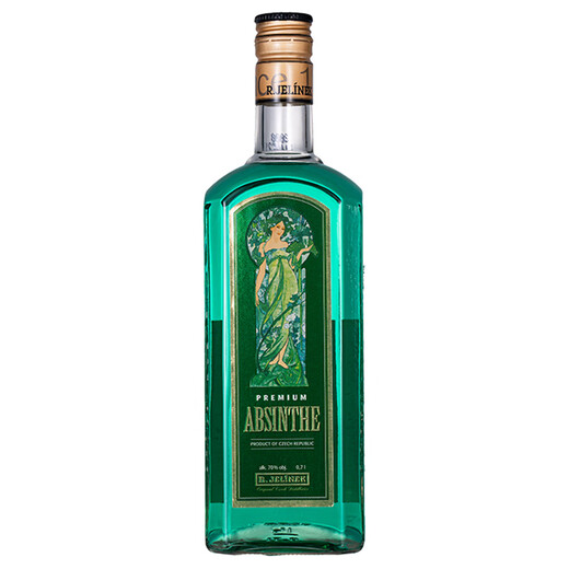 
Jerin Rudolph absinthe 70-degree spirit 700ml Czech original bottle imported foreign wine base wine Lijiao wine preparation wine Rudolph absinthe 700mL 1 bottle 70%vol