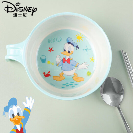 Disney Children’s Bowl Anti-Scenening Food Grade Table Set für die spezielle Single-Griffe-Babyphalt-Babyphalt-Supplement-Schüssel Mickey Single Griff Bowl