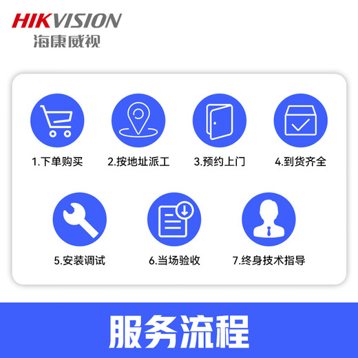 Hikvision Hikvision Monitoring National Tür-zu-Tür-Installationsservices Professional Engineer Camera Installation Service konsultieren