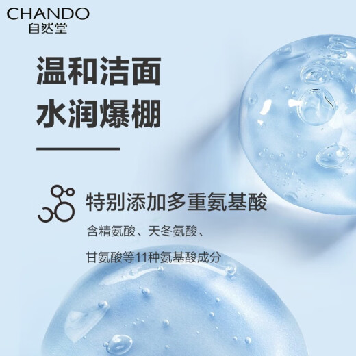 CHANDO Himalayan Glacier Cleansing Gel Men's Facial Cleanser Deep Cleansing Pores Facial Wash Moisturizing [Mild and Refreshing] Cleansing Gel 160ml