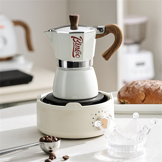 Bincoo Moka pot coffee pot household small electric stove set Italian hand-brewed coffee pot appliances