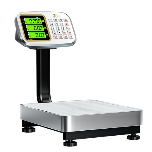 Today I choose 60kg floor-standing weighing electronic scale for business use, commercial stall selling vegetable electronic scale, high-precision small platform scale, scale market Jin Jin is equal to 0.5kg, fruits and vegetables, waterproof and durable model, high-precision 60kg