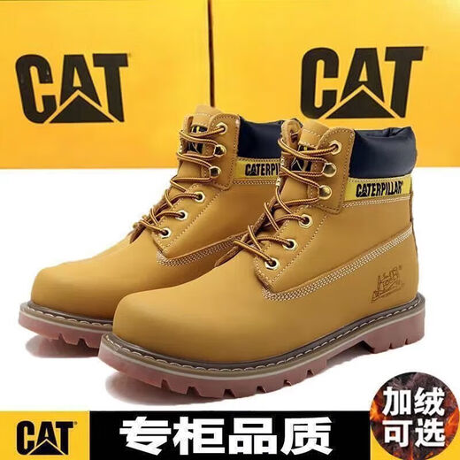 卡特 CAT（CAT）马丁靴经典大黄靴马美式经典户外 627金黄 标准皮鞋码数 (150mm) 42