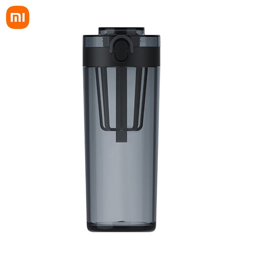 Mijia Xiaomi Tritan water cup 600ml large capacity sports plastic cup multifunctional fitness shaker cup with tea filter dark gray 600ml
