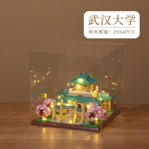 清华复旦北京大学名校建筑拼装积木兼容乐高模型儿童高难度玩具 【中山大学】3523PSC