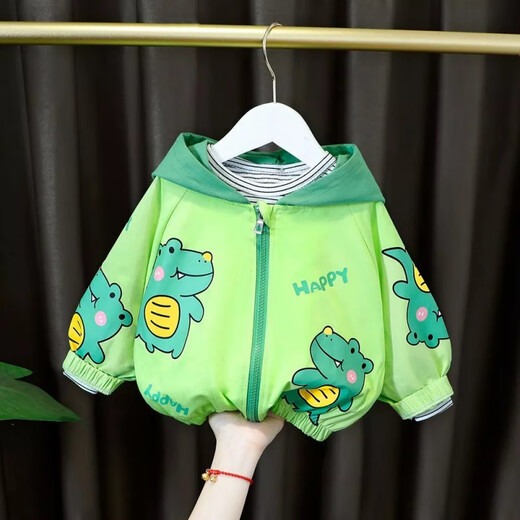 Disney (Disney) Baby Cartoon Hooded Jacket 2024 Spring and Autumn Korean Version Boys and Girls Tops Children's Jackets Baby Style Windbreaker XC 07 Little Flower Jacket Pink 80