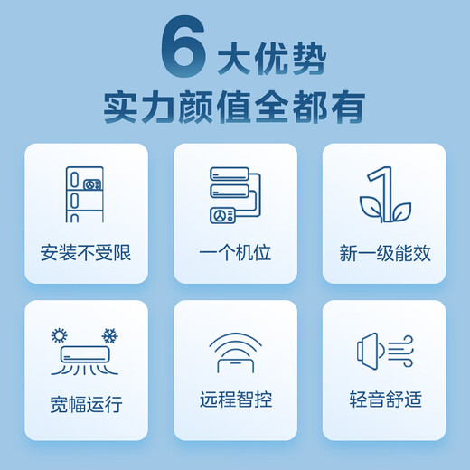 Midea air conditioner, 2 HP larger, new level of energy efficiency, one-to-two-hook, 25-year-old new product, variable frequency heating and cooling, 20% national subsidy KFR-55W/BN8T2-X301