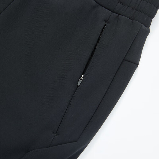 Rapido velvet free-fitting pants for autumn and winter couples warm anti-static sports trousers CN4921L90 black men's style comfortable and loose fit L 175/80A men's style