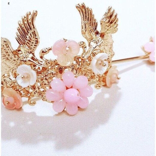 Children's Hanfu small hair crown, ancient style tassels, step-shaking princess headdress, hairpin, children's ancient costume hairpin, performance accessories, hairpin + hairpin