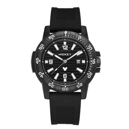 Baidi a créé conjointement les montres Disney pour les sports pour hommes imperméables dialclées lumineux à la mode simple simple MK-12131B1