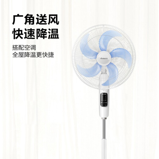 AIRMATE five-blade household remote control electric fan large air volume shaking head floor fan energy-saving light sound timing fan vertical fan FS40103R