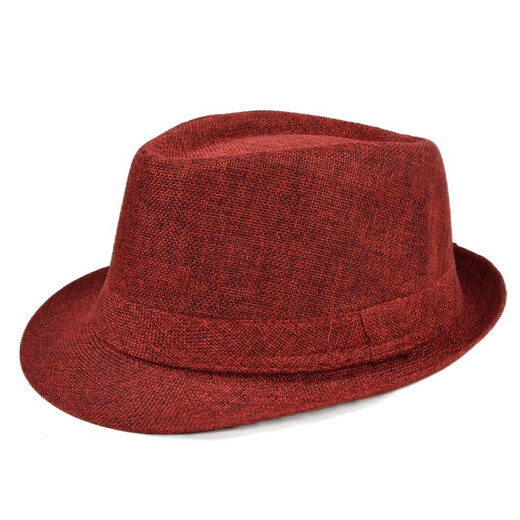 Rogosky Counter Trendy Top Hut Solid Color Jazz Hut Männer Britische Hut Frauen vielseitiger lässiger Sonnenschild vier Jahreszeiten Cowboyhut Gentleman Hut leichte Luxus Original BS213-6 GRAU M (56-58 cm)