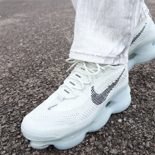 
Nike Air Max Scorpion FK New low-top wear-resistant rebound full-pallet atmospheric cushion casual sports running shoes FQ2694-001 white gray 40