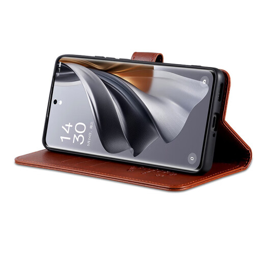 AZNS Huawei Enjoy 70X Mobile Case Flip-Fold Leather Case BRE-AL80 Protection Anti-fall 5G Front and Rear Fully Filled Soft Case Side-Flip Card Wallet-style Retro Business Men and Women New Style Enjoy 70X [Brown] Flip-Fold Leather Case