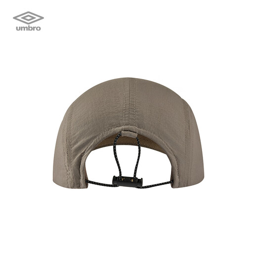 
Umbro baseball cap new big head sporty versatile sunshade men and women flat edge baseball cap gravel brown single size