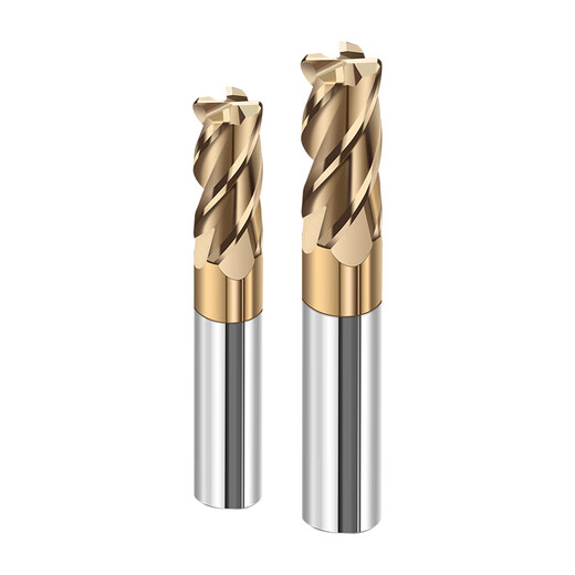 60 degree tungsten steel round nose milling cutter R angle carbide extended 75L 100L steel bull nose cutter 10R0.2 R0.5 R1 6R0.5*20*6*75*4F*60S