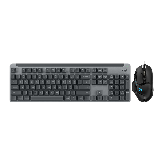 罗技（Logitech）K865机械键盘 无线键盘 104键全尺寸键盘 商务办公多设备长待机游戏电竞键盘（K845升级款） K865+G502HERO