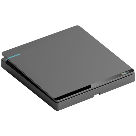 国际电工86型暗装大间距一开五孔家用墙壁单开双控开关插座全屋套装面板 错位五孔插座