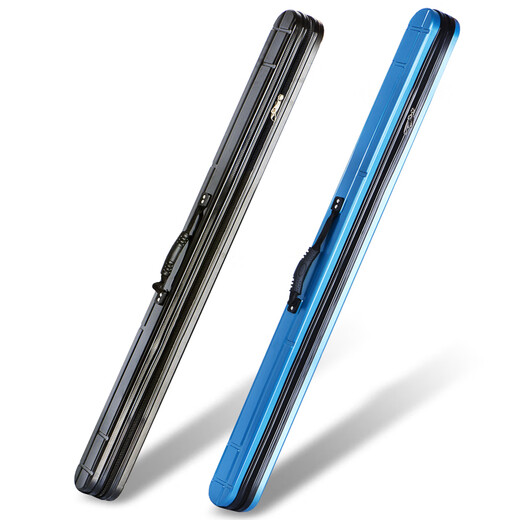 Zhenyou (Grsaed) fishing gear bag, large capacity, waterproof rod bag, hard shell, fall-resistant, wear-resistant, lightweight fishing rod bag, hand rod bag, fishing equipment, fishing bag, checkered black 1.25m*9cm