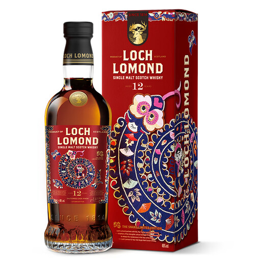 
Roman Lake [Zodiac Edition of the Year of the Snake] Scottish Single Malt Whiskey 700ml British original bottle of imported foreign wine for gifts, 12 years of the Year of the Snake + 18 years of the Snake