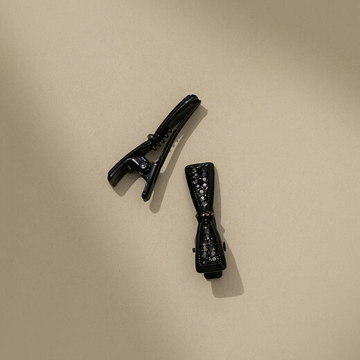 Chimera (CHIMERA) Light Luxurious Rhinestone Bow Hair Clip Feeling Internet Celebrity Bangs Clip Side Hair Clip Hair Clip Girl Birthday Gift