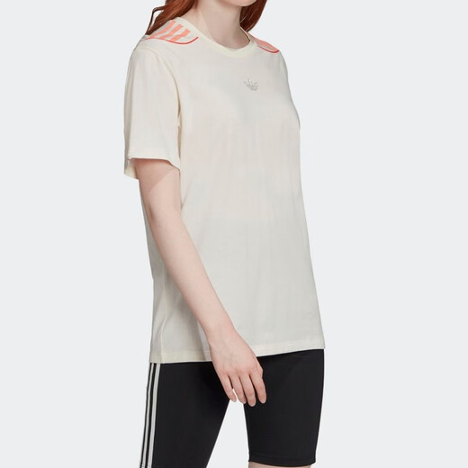 阿迪达斯 （adidas）三叶草女装 新款运动服透气半袖短袖T恤 DW3892海外直邮 H06772 40