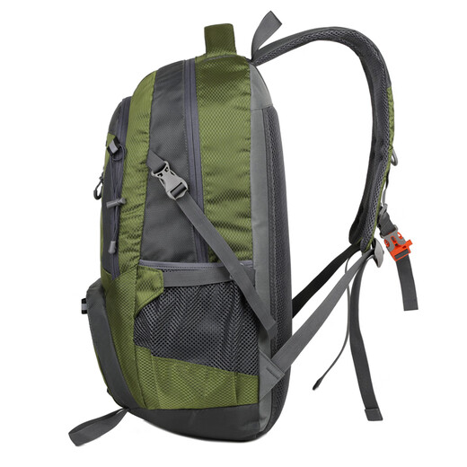 Tono Moritu Bolsa de montañismo al aire libre Gran capacidad Bolsa de viaje ligero Leisure Sports Senderismo Mochila multifuncional Green Militar