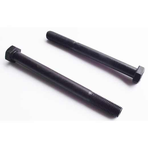 CLCEY12.9级外六角螺丝栓M10M12M14M16M18M20*210/220/230/240/25 12250半牙发黑(2只价)