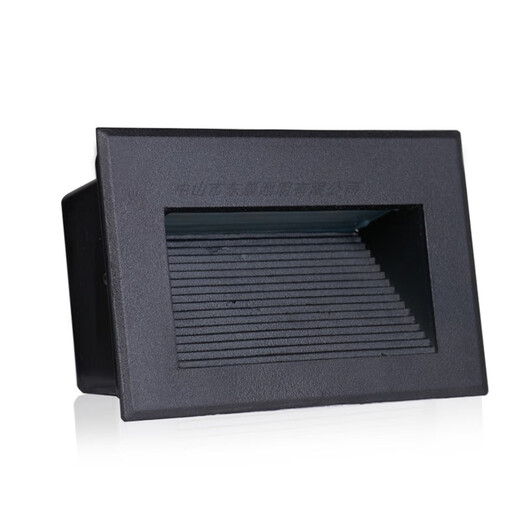 Dongshengshi concealed floor lamp embedded LED step lamp outdoor waterproof corner lamp buried lamp side wall lamp stair step 146*70MM3W white light