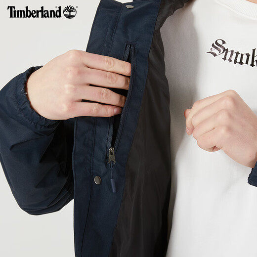 Timberland添柏岚冲锋衣男春季户外登山服防风连帽夹克防水工装外套A695W A695W433/宝蓝色 L 180 建议140-160斤