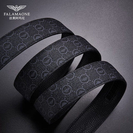 Falamaone Brand Belt Herren Echtes Leder Automatische Schnalle Belt Businesshosen High -End -Luxus -Geburtstagsgeschenk für meinen Mann und Vater [Counter Gift Box] PD844J Fashion Gold 115 cm -130 cm Kontakt Kundendienst Größe