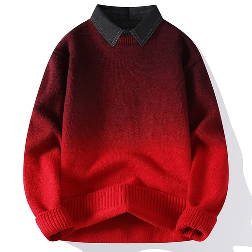 Ley Cool Autumn and Winter Casual Sweater Men Sweater Hombres engrosado Base de ropa interior Camisa de la base de ropa interior 9756 gris 2xl