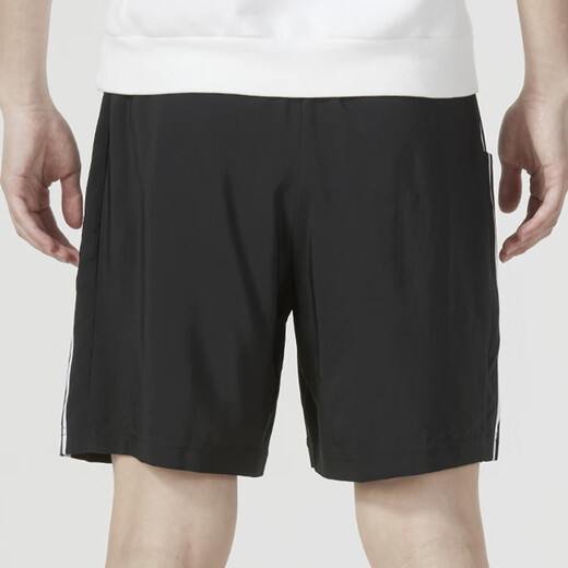 阿迪达斯 （adidas） 裤子男 2025夏季新款运动裤时尚潮流裤子快干透气短裤男 IC1484/快干/三条纹 均码 M