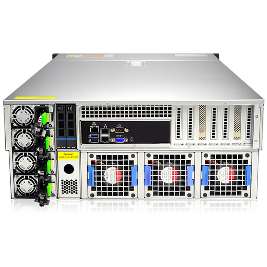 楚霏 至强3代  8卡RTX4090深度学习GPU服务器 八路H100/A6000显卡671b DeepSeek人工智能工作站主机 128G内存+Tesla H100 80G*4 双路8352S 64