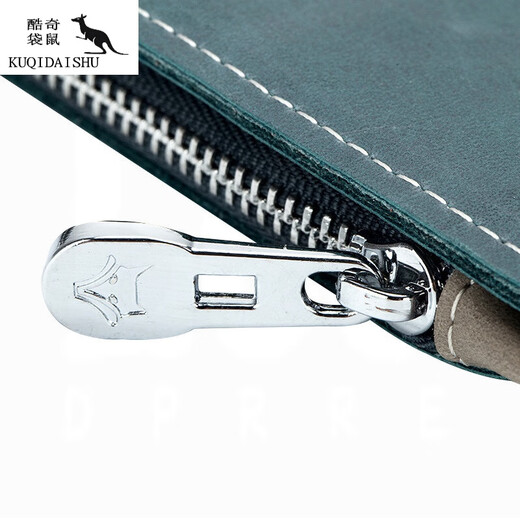 Bolsa de pasaporte de canguro fresco hombres de cuero genuino de cuero y mujer billetera antirrobo de viaje multifuncional clip de boleto de aire de aire