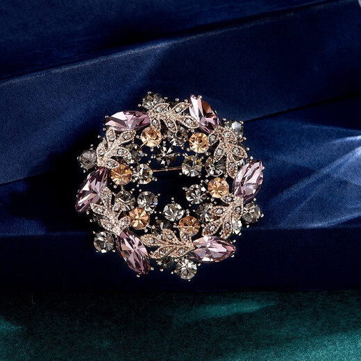 Idel's Bauhinia corsage, exquisite pin accessories, suit brooch, high-end luxury birthday gift for wife and best friend, Bauhinia brooch XZ0307