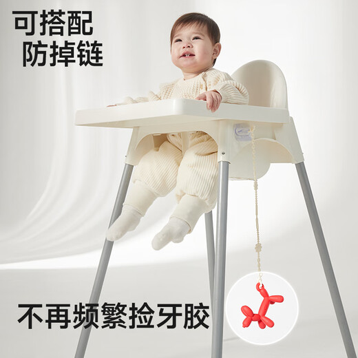 IKV (IKV) Balloon Teether Baby Teether Baby Teething Period Small Month Oral Period Toy Anti-eating Hand Teeth Chew Teeth Soothing Balloon Teether-Green